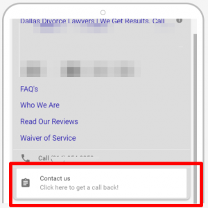 Google Lead Extension